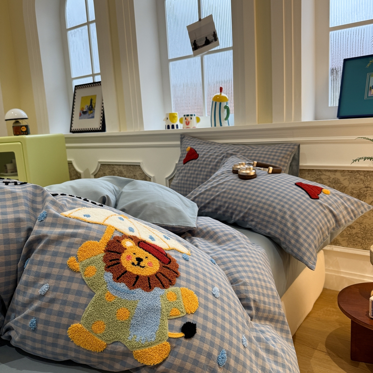 91家纺网 家纺一手货源 找家纺 珺柔家纺 2026新款全棉纯棉水洗棉毛巾绣四件套 雨中漫步