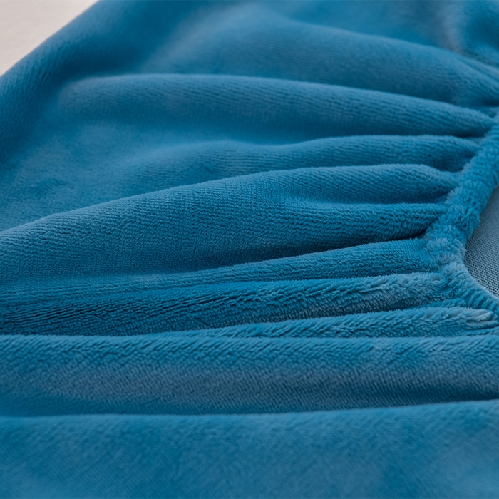 91家纺网 家纺一手货源 找家纺 （总）优家居工厂店 2026新款纯色韩版花边牛奶绒床裙床罩加厚直播外贸可定做