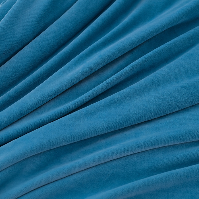 91家纺网 家纺一手货源 找家纺 优家居工厂店 2026新款纯色韩版花边牛奶绒床裙床罩加厚直播外贸可定做 盛世-宝蓝