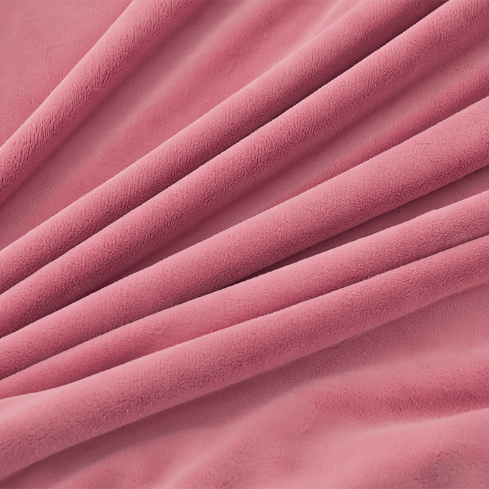 91家纺网 家纺一手货源 找家纺 优家居工厂店 2026新款纯色韩版花边牛奶绒床裙床罩加厚直播外贸可定做 盛世-豆沙