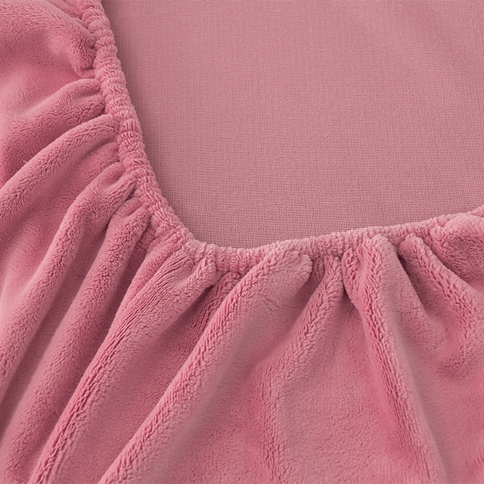 91家纺网 家纺一手货源 找家纺 优家居工厂店 2026新款纯色韩版花边牛奶绒床裙床罩加厚直播外贸可定做 盛世-豆沙