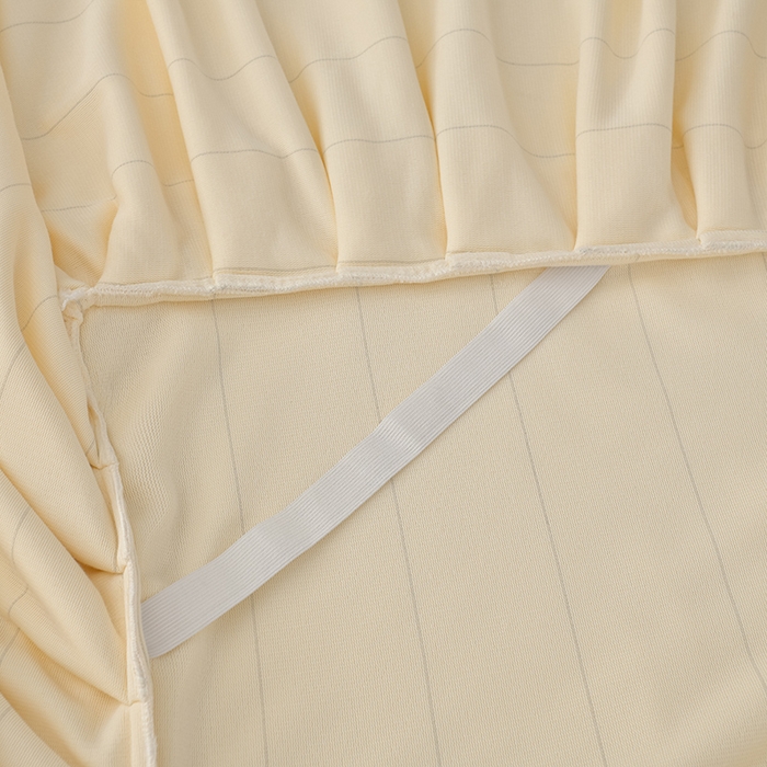 91家纺网 家纺一手货源 找家纺 优家居工厂店 2026新款纯色韩版花边牛奶绒床裙床罩加厚直播外贸可定做 盛世-米白