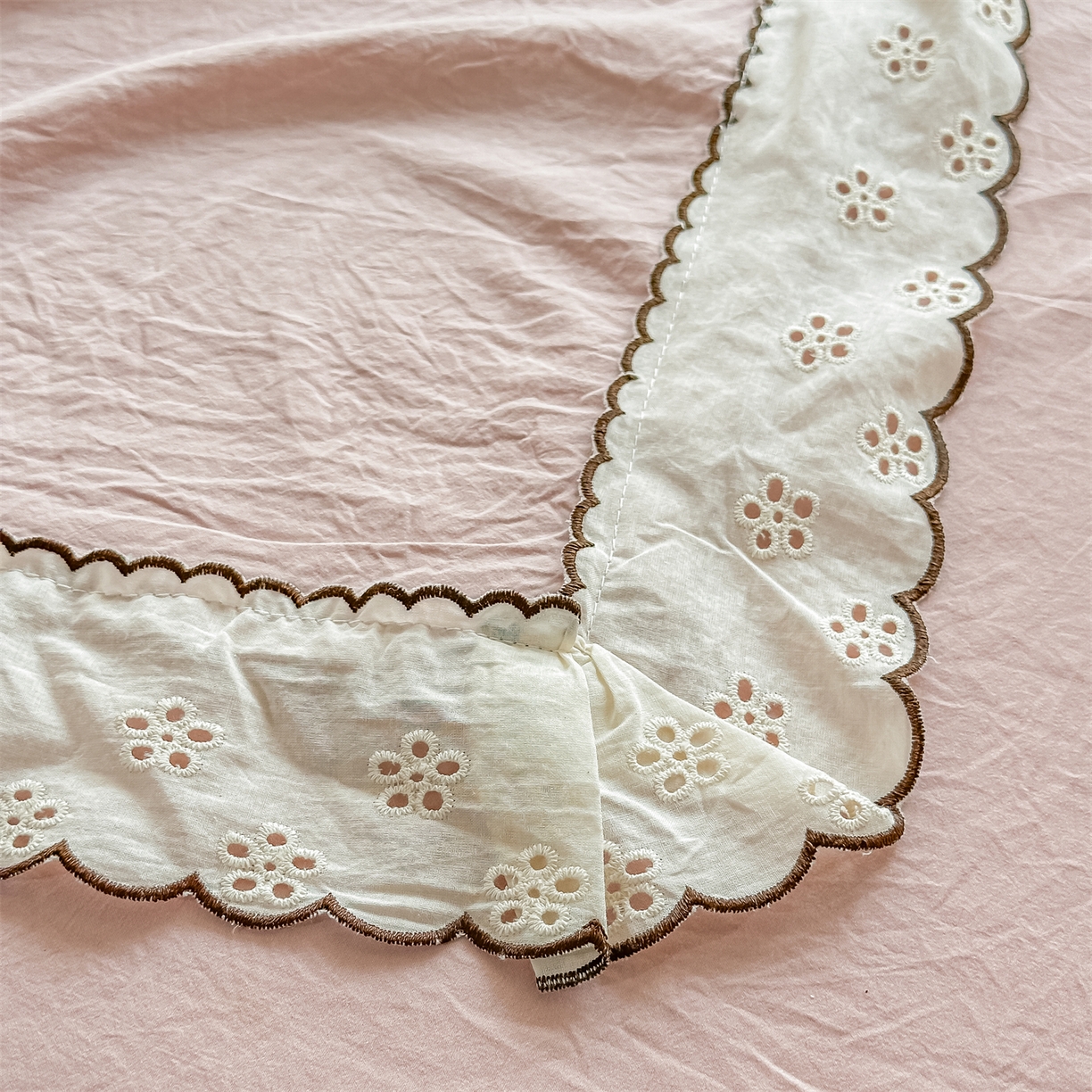 91家纺网 家纺一手货源 找家纺 梓之赫 2026新款A类云感纱花边四件套-欢乐时光 欢乐时光-少女粉