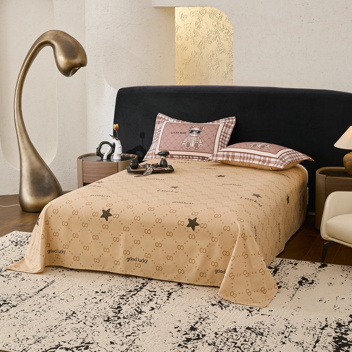 91家纺网 家纺一手货源 找家纺 （总）宝薇 2026新款潮牌轻奢风加厚斜纹磨毛大版四件套