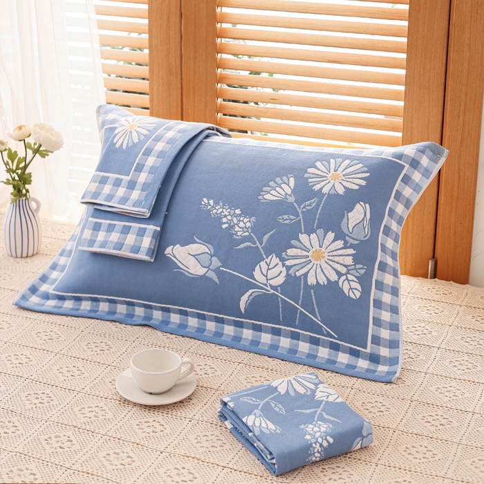 （总）朴尔家纺-毛巾被 2026新款夹棉加厚三层纱布枕巾