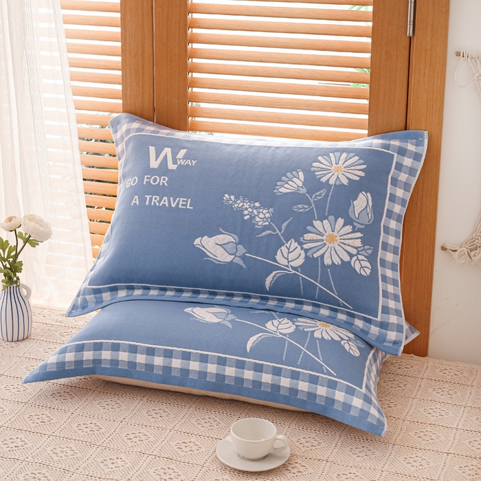 91家纺网 家纺一手货源 找家纺 （总）朴尔家纺-毛巾被 2026新款夹棉加厚三层纱布枕巾