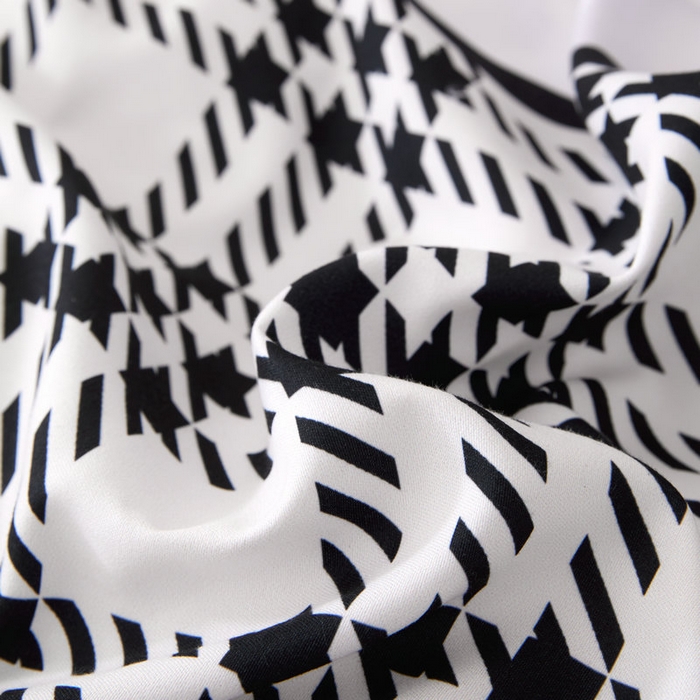 91家纺网 家纺一手货源 找家纺 宝薇 2026新款潮牌轻奢风加厚斜纹磨毛大版四件套 棋盘香