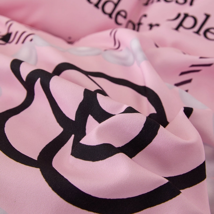 91家纺网 家纺一手货源 找家纺 宝薇 2026新款潮牌轻奢风加厚斜纹磨毛大版四件套 山茶珍珠