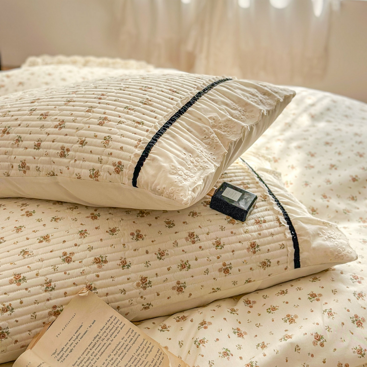 91家纺网 家纺一手货源 找家纺 （总）美梦家纺 2026春夏新款全棉花边全棉床盖四件套系列