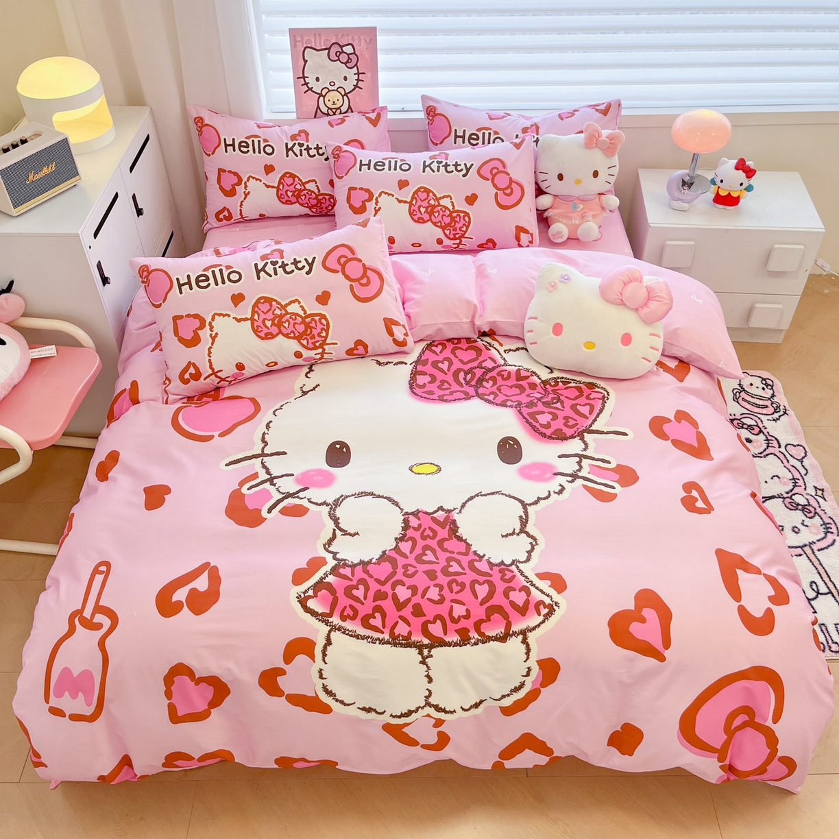 91家纺网 家纺一手货源 找家纺 （总）暮思家居 2026新款正版授权三丽鸥大版全棉纯棉数码印花纯棉四件套系列-第二批(专版花型)