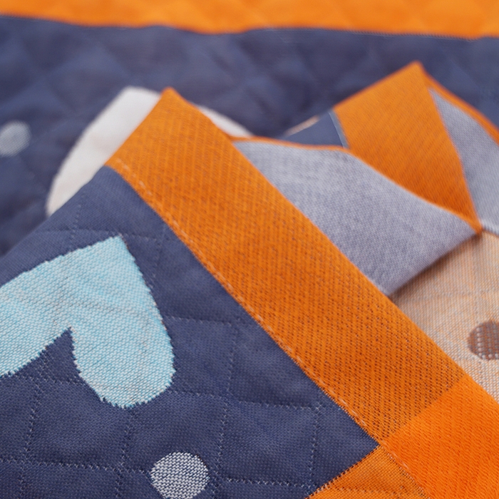 91家纺网 家纺一手货源 找家纺 （总）朴尔家纺-毛巾被 2026新款全棉色织提花宽边定位四层纱布枕巾