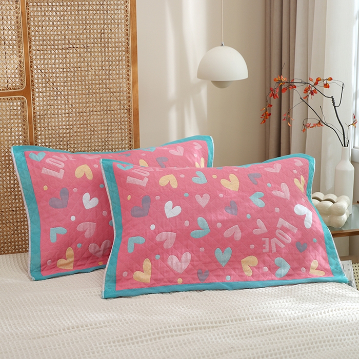 91家纺网 家纺一手货源 找家纺 （总）朴尔家纺-毛巾被 2026新款全棉色织提花宽边定位四层纱布枕巾