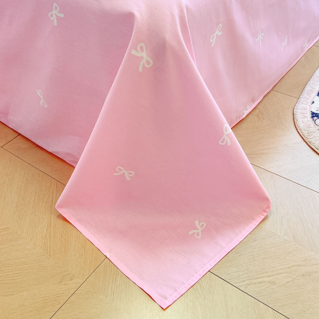 91家纺网 家纺一手货源 找家纺 暮思家居 2026新款正版授权三丽鸥大版全棉纯棉数码印花纯棉四件套系列-第二批(专版花型) 大版-公主美乐蒂