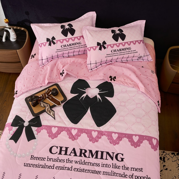 91家纺网 家纺一手货源 找家纺 （总）宝薇 2026新款潮牌轻奢风大版夏被夏凉被空调被