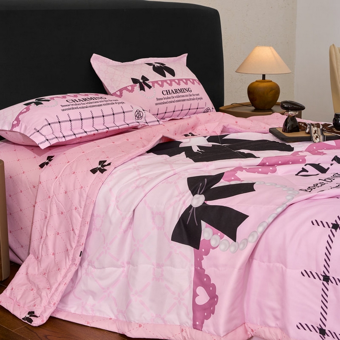 91家纺网 家纺一手货源 找家纺 （总）宝薇 2026新款潮牌轻奢风大版夏被夏凉被空调被