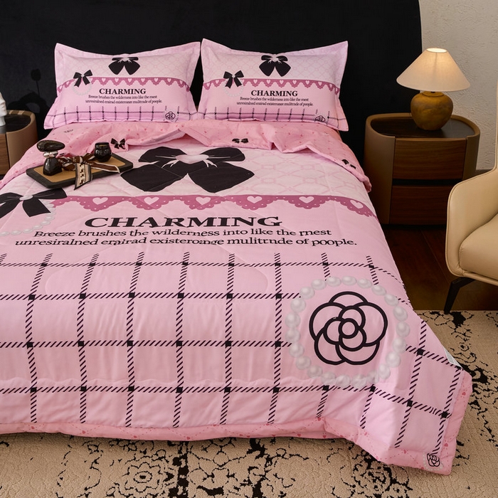 91家纺网 家纺一手货源 找家纺 （总）宝薇 2026新款潮牌轻奢风大版夏被夏凉被空调被