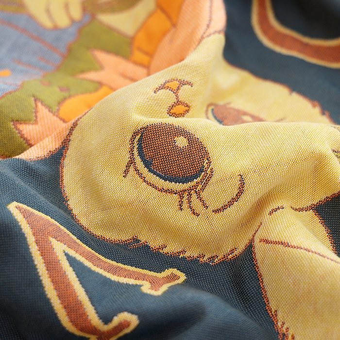 91家纺网 家纺一手货源 找家纺 （总）朴尔家纺-毛巾被 2026新款色织定位提花纯棉四层纱布枕巾