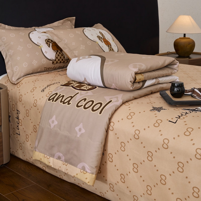 91家纺网 家纺一手货源 找家纺 （总）宝薇 2026新款潮牌轻奢风大版夏被夏凉被空调被