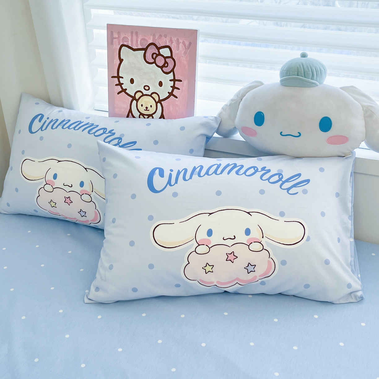 91家纺网 家纺一手货源 找家纺 暮思家居 2026新款正版授权三丽鸥大版全棉纯棉数码印花纯棉四件套系列-第二批(专版花型) 大版-小熊玉桂狗