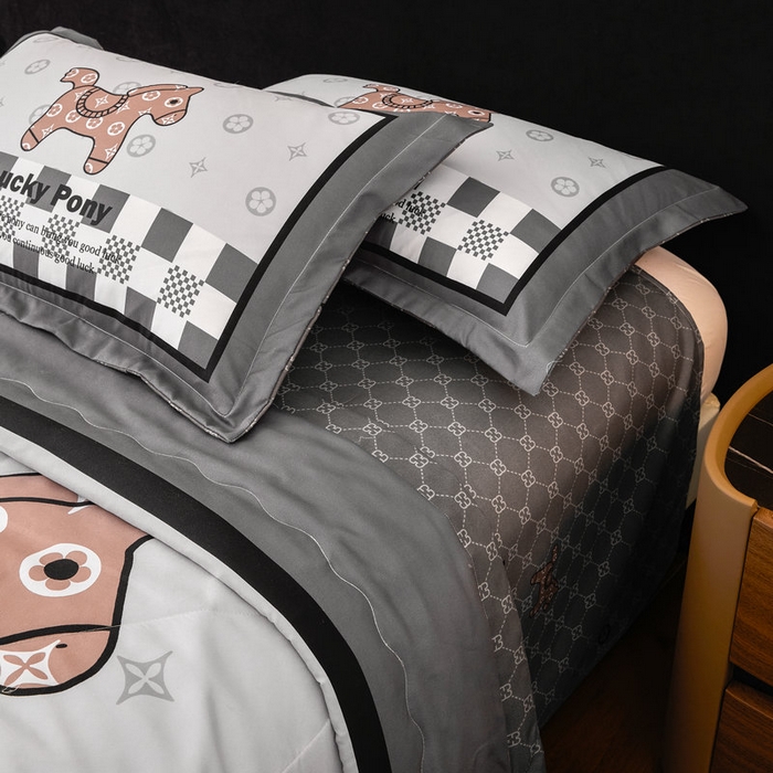 91家纺网 家纺一手货源 找家纺 宝薇 2026新款潮牌轻奢风大版夏被夏凉被空调被 马上有钱