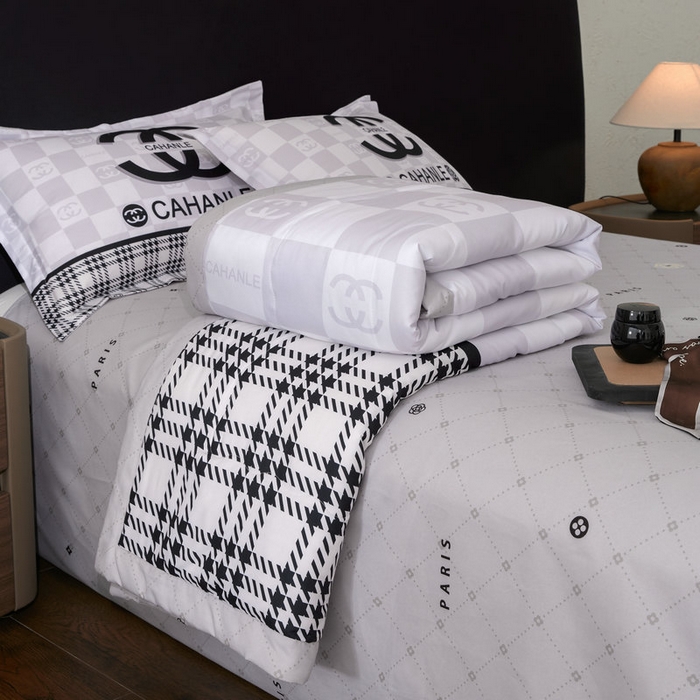 宝薇 2026新款潮牌轻奢风大版夏被夏凉被空调被 棋盘香