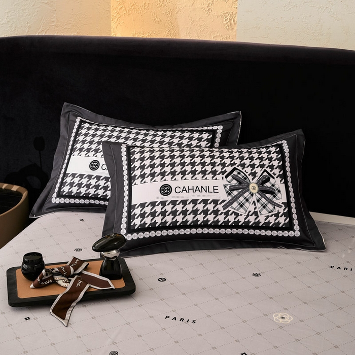 91家纺网 家纺一手货源 找家纺 宝薇 2026新款潮牌轻奢风大版夏被夏凉被空调被 千鸟结