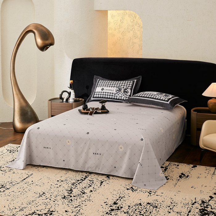 91家纺网 家纺一手货源 找家纺 宝薇 2026新款潮牌轻奢风大版夏被夏凉被空调被 千鸟结