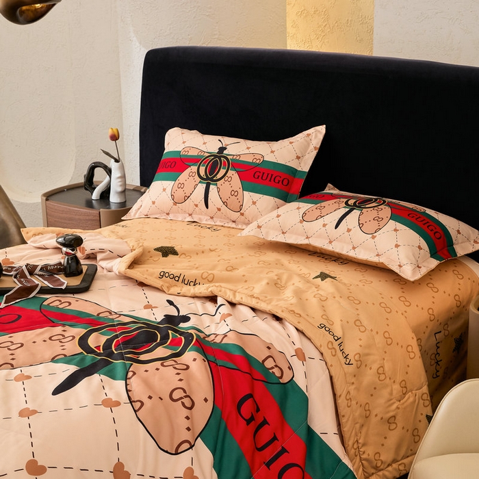 91家纺网 家纺一手货源 找家纺 宝薇 2026新款潮牌轻奢风大版夏被夏凉被空调被 蜻蜓