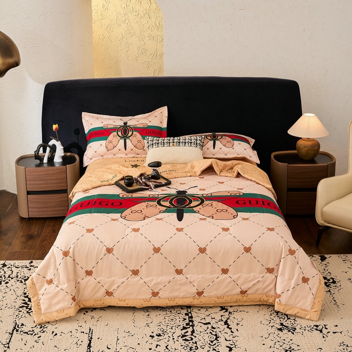 91家纺网 家纺一手货源 找家纺 宝薇 2026新款潮牌轻奢风大版夏被夏凉被空调被 蜻蜓