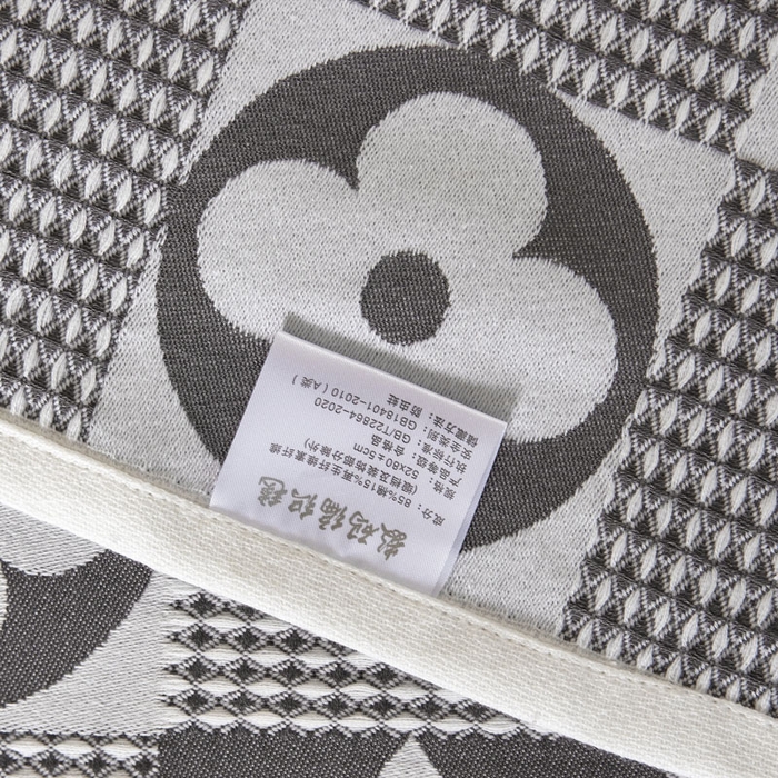 91家纺网 家纺一手货源 找家纺 朴尔家纺-毛巾被 2026新款全棉纱布蜂窝结构系列枕巾系列 幸运草-深灰