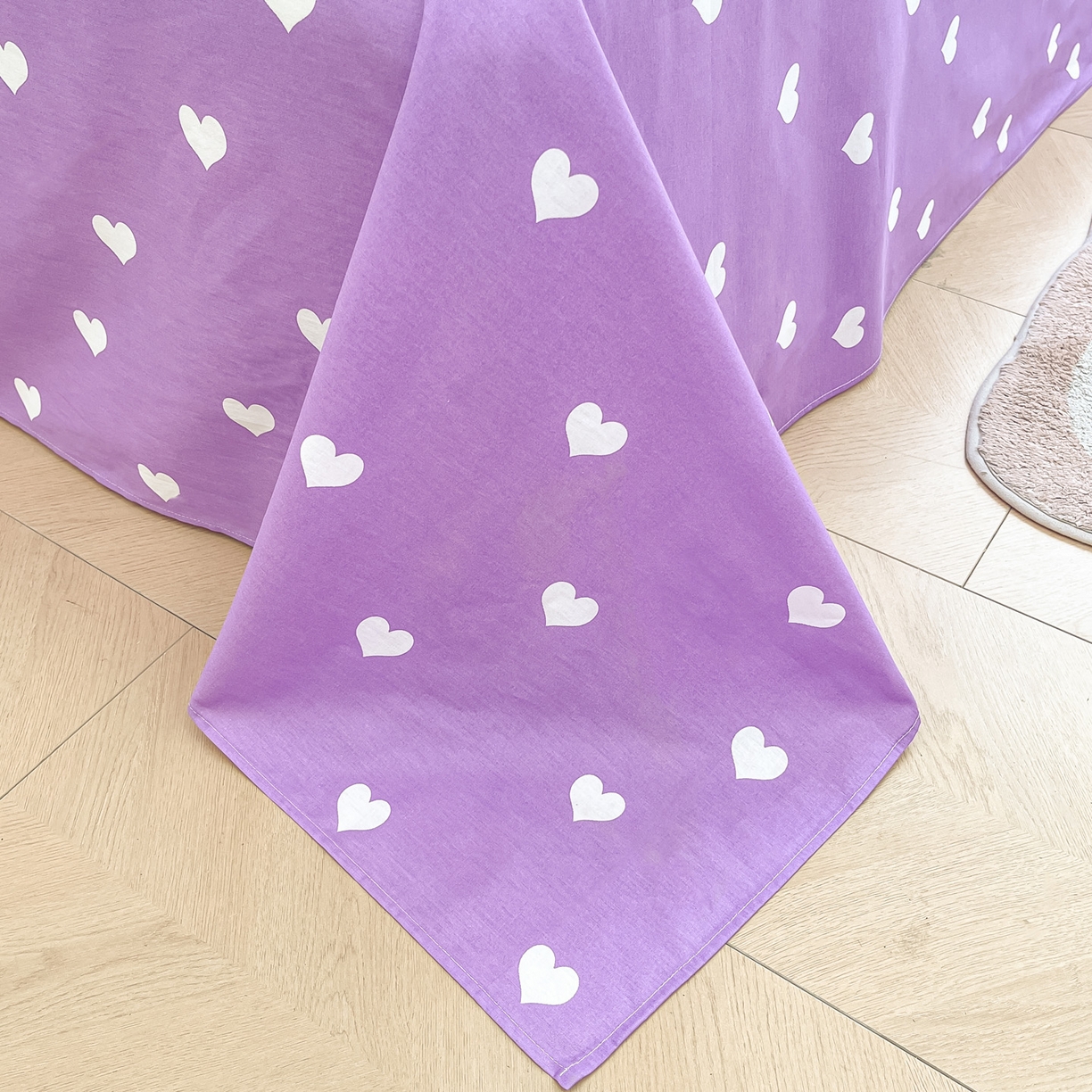 91家纺网 家纺一手货源 找家纺 暮思家居 2026新款正版授权三丽鸥大版全棉纯棉数码印花纯棉四件套系列-第一批 大版-甜筒库洛米