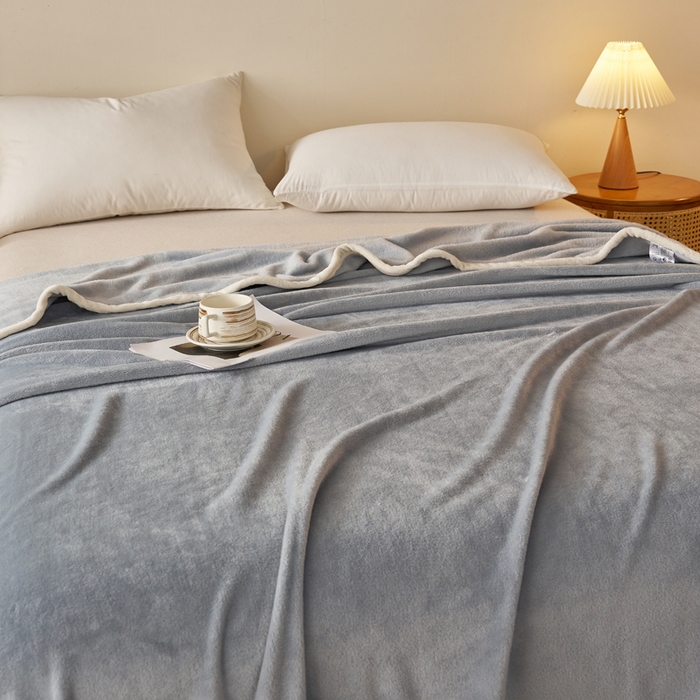 91家纺网 家纺一手货源 找家纺 （总）蓝冰家纺 2026新款加厚牛奶绒多功能毛毯