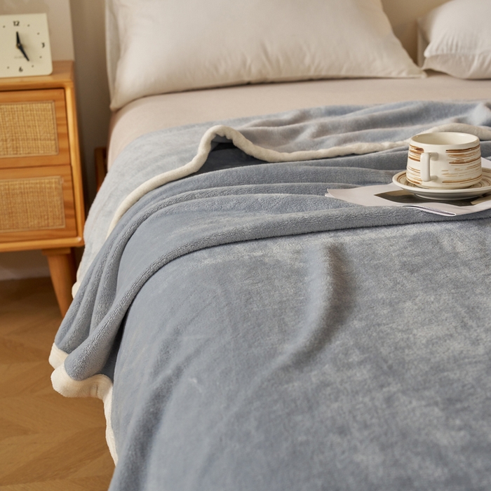 91家纺网 家纺一手货源 找家纺 （总）蓝冰家纺 2026新款加厚牛奶绒多功能毛毯