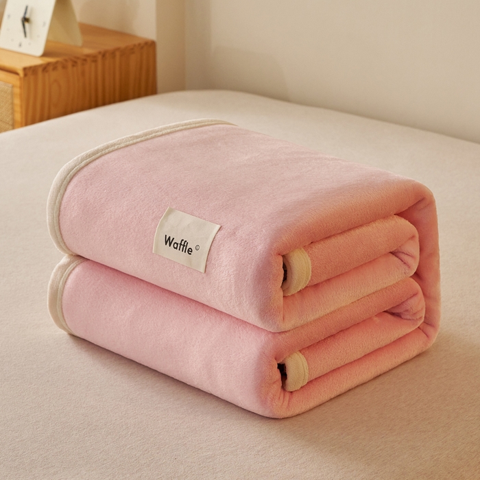 91家纺网 家纺一手货源 找家纺 （总）蓝冰家纺 2026新款加厚牛奶绒多功能毛毯