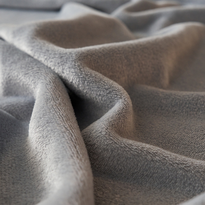 91家纺网 家纺一手货源 找家纺 蓝冰家纺 2026新款加厚牛奶绒多功能毛毯 烟灰色