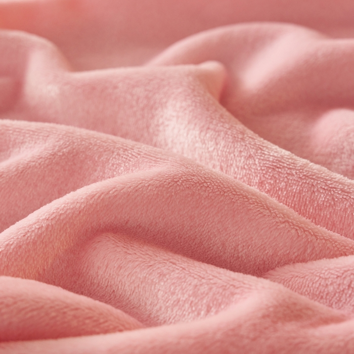 91家纺网 家纺一手货源 找家纺 蓝冰家纺 2026新款加厚牛奶绒多功能毛毯 蜜桃粉色