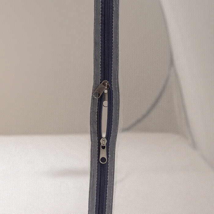 91家纺网 家纺一手货源 找家纺 佳梦家纺 2026新款蒙古包学生免安装系列蚊帐 小顶云顶-灰