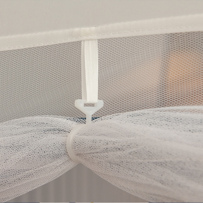 91家纺网 家纺一手货源 找家纺 佳梦家纺 2026新款蒙古包印花双开门蚊帐 宇航员-布三角