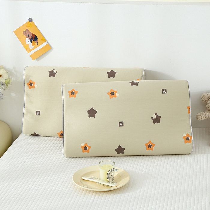 91家纺网 家纺一手货源 找家纺 良佐生活 2026新款水洗天丝棉乳胶枕套（特价） 幸运星