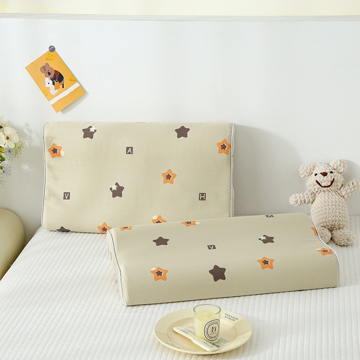 91家纺网 家纺一手货源 找家纺 良佐生活 2026新款水洗天丝棉乳胶枕套（特价） 幸运星