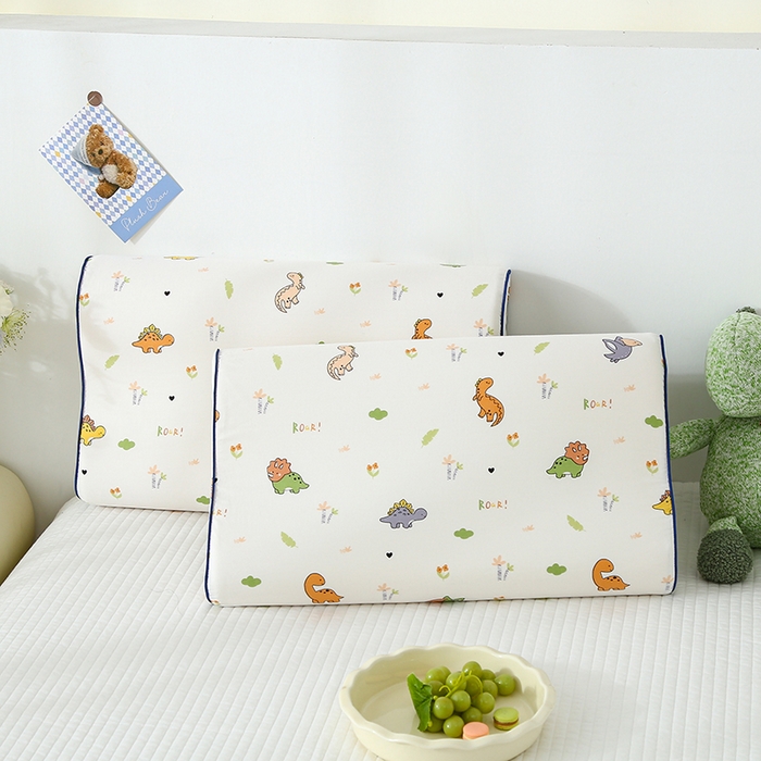 91家纺网 家纺一手货源 找家纺 良佐生活 2026新款水洗天丝棉乳胶枕套（特价） 侏罗纪