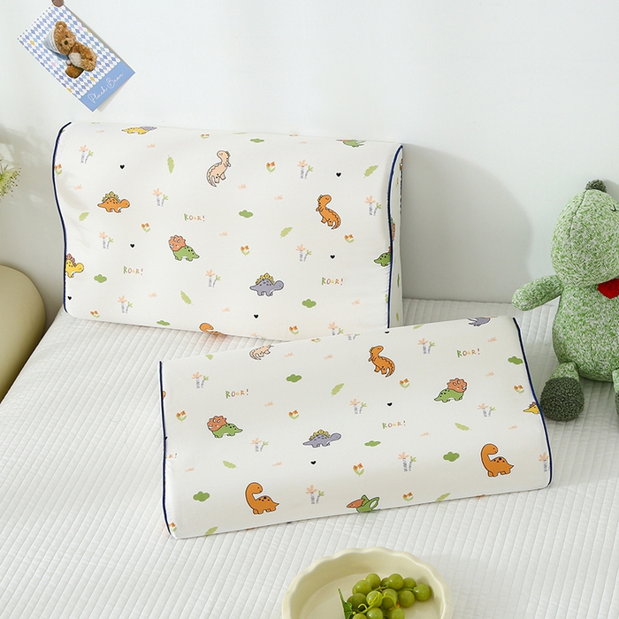 91家纺网 家纺一手货源 找家纺 良佐生活 2026新款水洗天丝棉乳胶枕套（特价） 侏罗纪