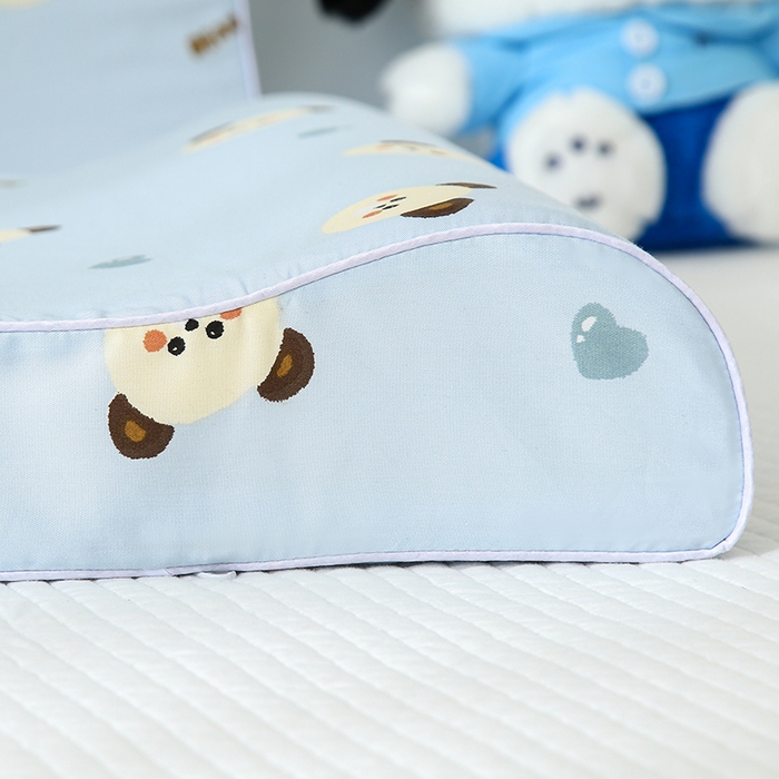 91家纺网 家纺一手货源 找家纺 良佐生活 2026新款水洗天丝棉乳胶枕套（特价） 小奶狗-兰