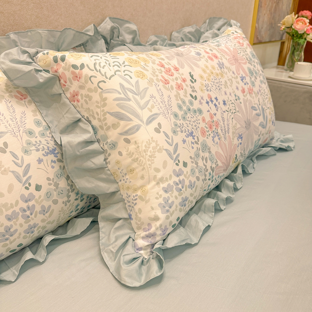 91家纺网 家纺一手货源 找家纺 橙艺家居 2026新款丝光全棉纯棉印花花边四件套-爱丽丝柔棉 严格控价，券后、活动后标准不得低于248元，以此类推。 沐初