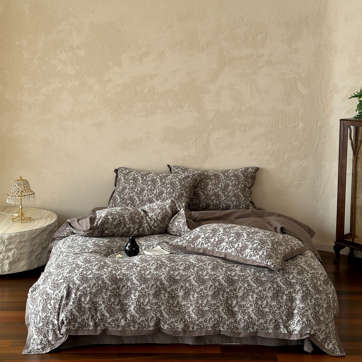 91家纺网 家纺一手货源 找家纺 （总）太古汇家居 2026新款高支高密长绒棉专版数码印花四件套-会员260/280 券后控价——券后不低于348（严格按照控价）