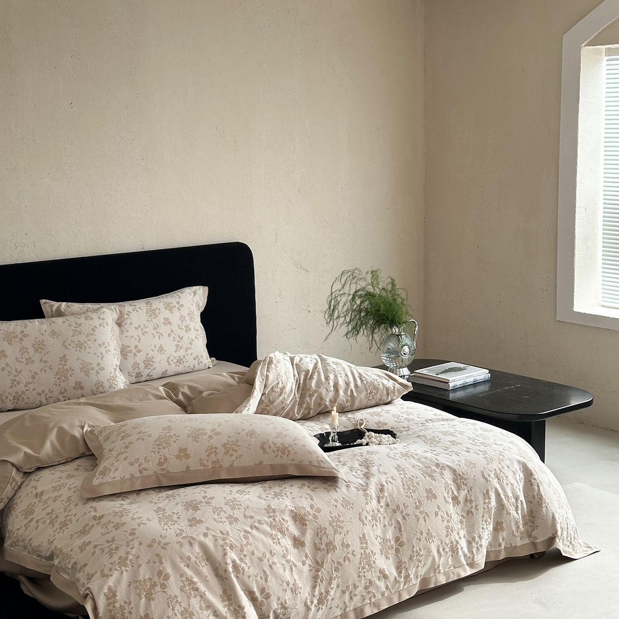 91家纺网 家纺一手货源 找家纺 太古汇家居 2026新款全棉水洗色织提花系列四件套-会员260/280 券后控价——券后不低于358（严格按照控价） 森屿微光-香槟