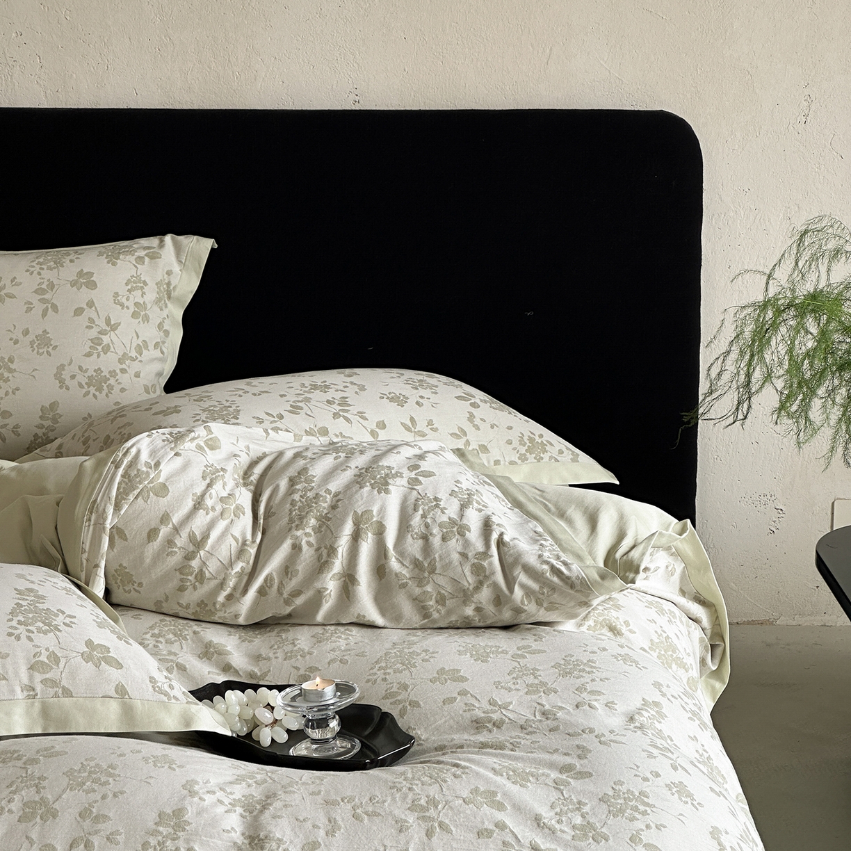 91家纺网 家纺一手货源 找家纺 太古汇家居 2026新款全棉水洗色织提花系列四件套-会员260/280 券后控价——券后不低于358（严格按照控价） 森屿微光-绿色