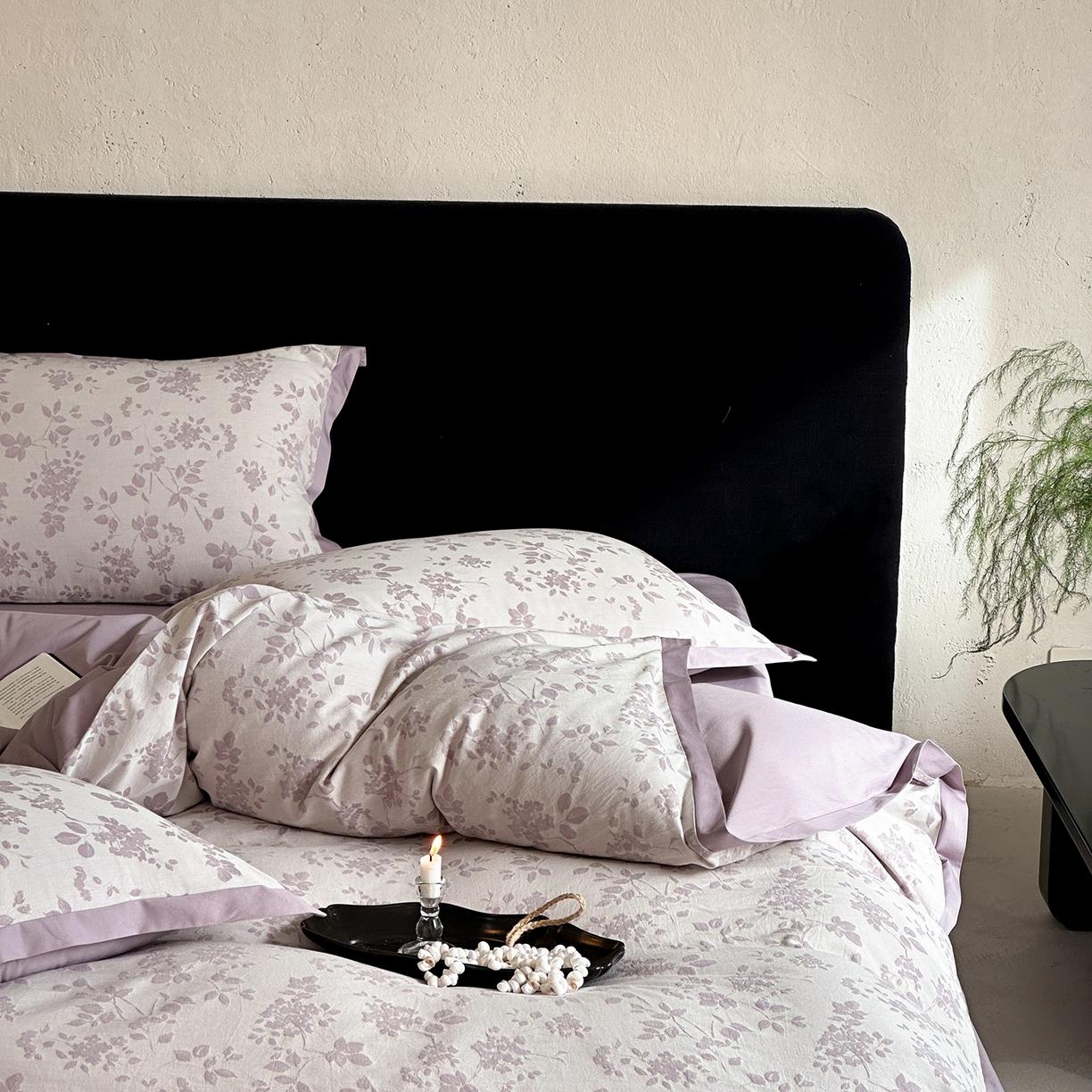 91家纺网 家纺一手货源 找家纺 太古汇家居 2026新款全棉水洗色织提花系列四件套-会员260/280 券后控价——券后不低于358（严格按照控价） 森屿微光-紫色