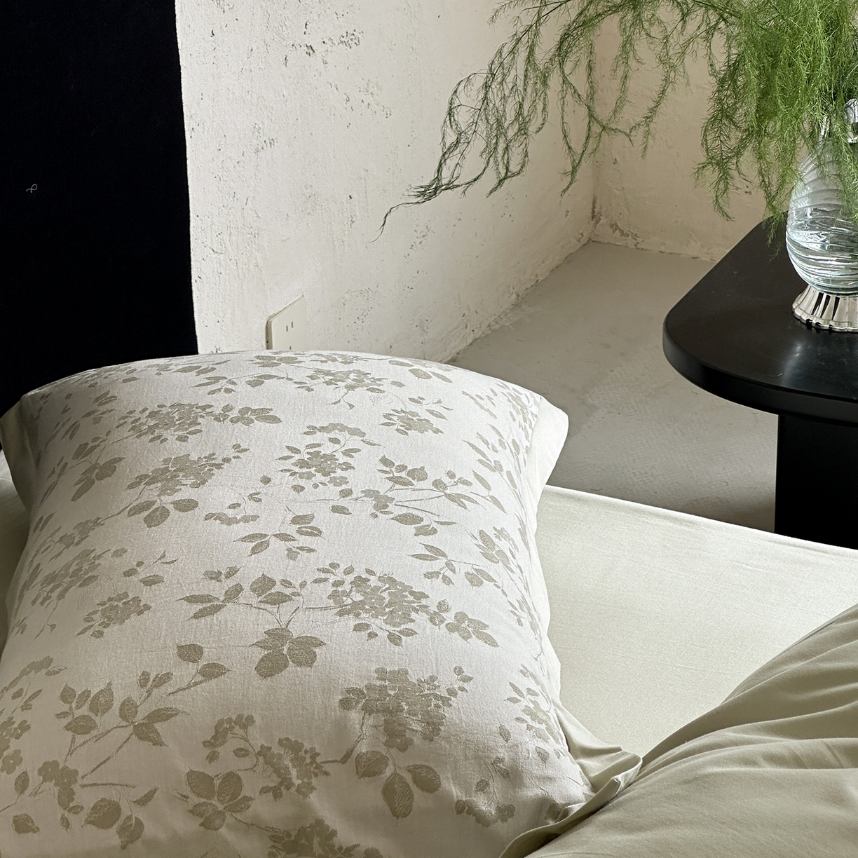 91家纺网 家纺一手货源 找家纺 太古汇家居 2026新款全棉水洗色织提花系列四件套-会员260/280 券后控价——券后不低于358（严格按照控价） 森屿微光-绿色