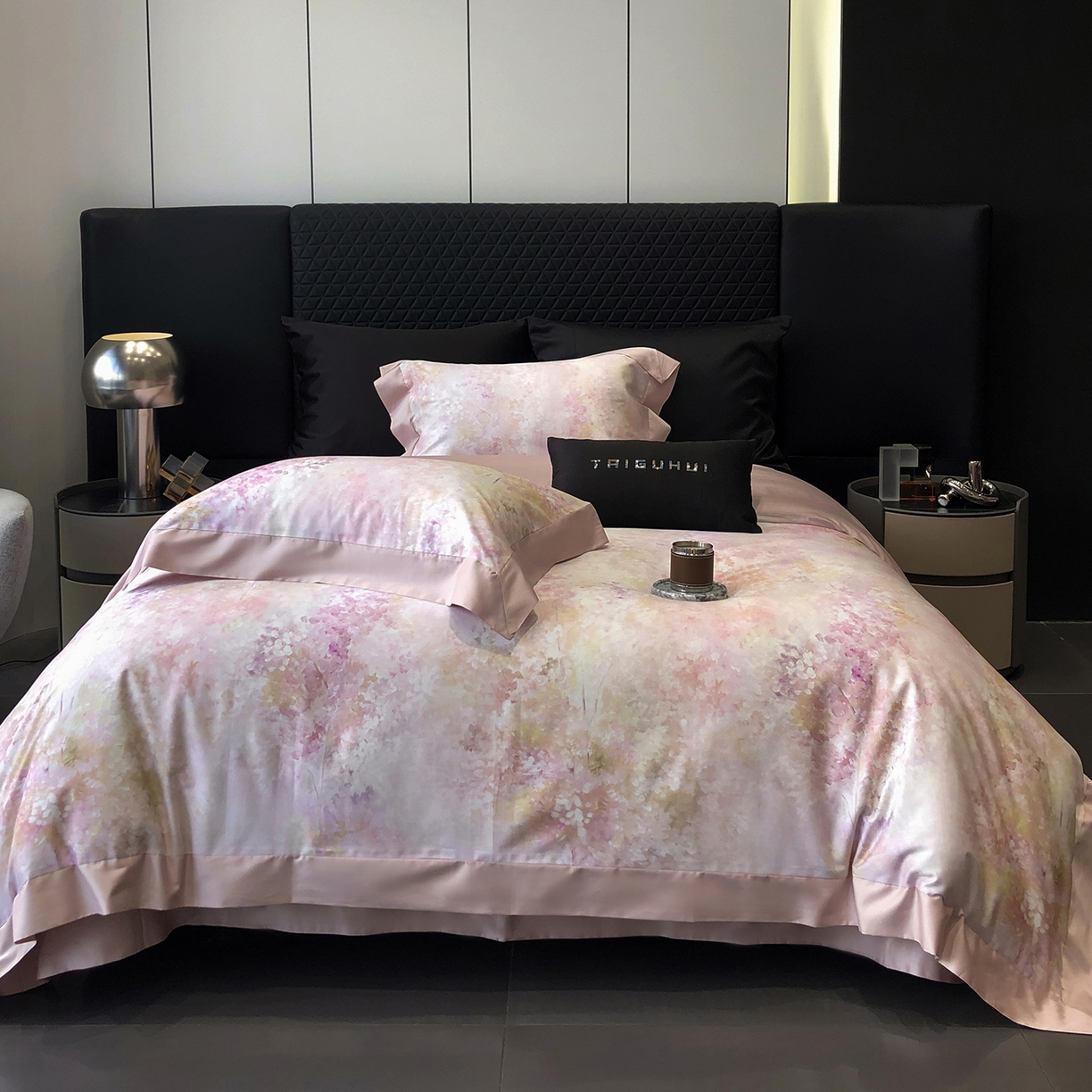 91家纺网 家纺一手货源 找家纺 （总）太古汇家居 2026新款高支高密长绒棉专版数码印花四件套-会员260/280 券后控价——券后不低于348（严格按照控价）